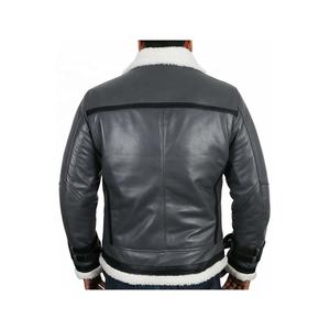 Hombres Pu Cuero-Bordado Tachonado Punks-Estilos Chaqueta transpirable Último diseño Moda Chaquetas de cuero para hombres - Product Image 2
