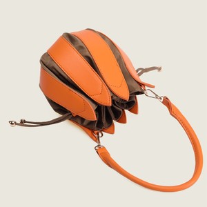 Design Handheld Lotus <b>Lantern</b> PU Polyester <b>Large</b> Capacity High-End Small Carry Fashionable All-Match Shoulder Tanjing - Product Image 4