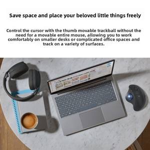 Souris Trackball sans fil ERGO <span class=keywords><strong>M575</strong></span> d'origine Contrôle facile au pouce Conception confortable et ergonomique Souris Trackball sans fil - Product Image 4