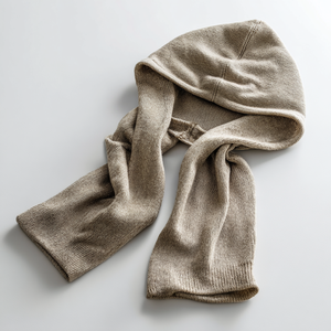 Pañuelo de Invierno 2 en 1, <span class=keywords><strong>capucha</strong></span> y calentador de cuello, <span class=keywords><strong>bufanda</strong></span> de punto perfecta para actividades al aire libre - Product Image 1