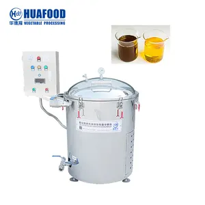Máquina de refinación de aceite de cocina de fábrica/Equipo de reciclaje de aceite residual/Máquina de procesamiento de aceite de cocina