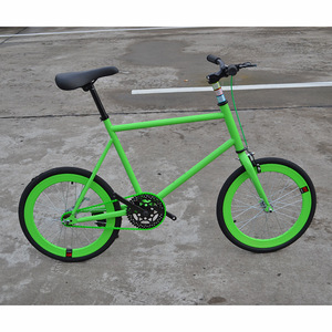จักรยานฟิกซ์เกียร์ขนาด 20 นิ้ว แบบซิงเกิลสปีด <span class=keywords><strong>BMX</strong></span> โครงเหล็กคาร์บอนสูง จักรยานขนาดเล็ก - Product Image 5