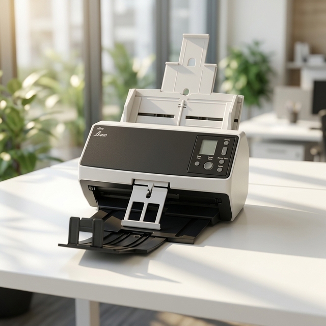 High Speed A4 Duplex Document Scanner 90ppm 180ipm Dual CIS 600dpi USB 3.2 Gigabit Ethernet Office Business