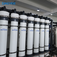 Système de filtration UF à membrane robuste en acier inoxydable 304, type skid, à débit variable, pour la purification des eaux souterraines, des eaux de rivière et la récupération des eaux usées