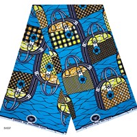 Kain Brokat Katun Afrika Tahan Gesekan, Tebal, Bermotif Etnik Batik untuk Anak Laki-laki, Lebar 43/44 inci, untuk Pakaian/Gaun