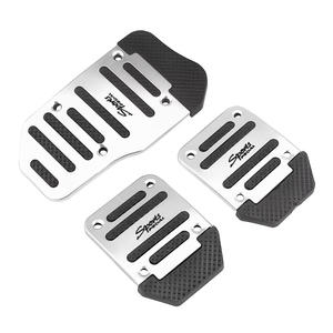 Cubierta de Pedal de Freno de Transmisión Manual Automática de Aluminio, Pedales Deportivos para Acelerador, Gasolina y Embrague, Accesorios de Repuesto Universales para Coche - Product Image 5