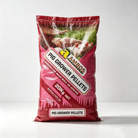 Sac d'emballage pour aliments pour animaux de 20 kg et 25 kg, multi-types, en PP tissé laminé BOPP, pour aliments pour porcs, poulets, bétail, granulés