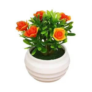 Petites plantes en pot de style nordique, créatives, avec simulation d'ananas et petite <span class=keywords><strong>rose</strong></span>, pour la maison, le salon, le <span class=keywords><strong>baie</strong></span> vitrée et le bureau - Product Image 5