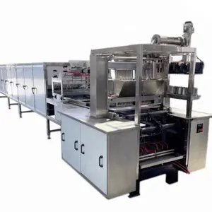 गमी वर्म कैंडी बनाने की मशीन पूरी तरह से स्वचालित जेली कैंडी उत्पादन लाइन