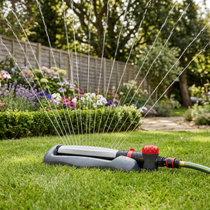 Arroseur de jardin avec mécanisme oscillant et minuterie mécanique pour l'entretien des pelouses - Product Image 2