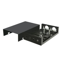 Panel de Conexión de Fibra Óptica de Escritorio, Tipo SC LC FC ST, Caja de Terminación de 4 Puertos, Caja de Empalme de Cable Óptico, Caja de Placa Frontal de Fibra Óptica