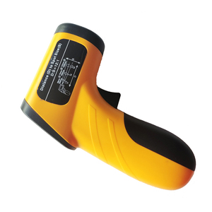 เครื่องวัดอุณหภูมิอินฟราเรดแบบมือถือ จอแสดงผลดิจิตอล ABS GM380 ไพโรมิเตอร์ เลเซอร์ IR สำหรับอุตสาหกรรม OEM ความละเอียด 0.1/0.1 500mS - Product Image 3