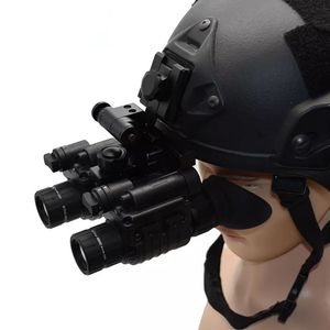 Jumelles de vision nocturne GEN2+ GEN3 à fixation sur casque, détachables en deux monoculaires, intensificateur de lumière blanc-vert NVHMB831D, vision de jour et de nuit - Product Image 4