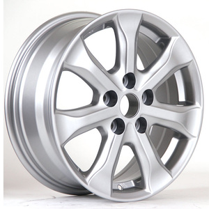 ผู้โดยสารรถยนต์ขอบ5X100 14 15 16นิ้วล้ออัลลอยสีเงินคลาสสิกสำหรับ TOYOTA Corolla Prius Sienta Aurcarina IS Allion Avalon - Product Image 2
