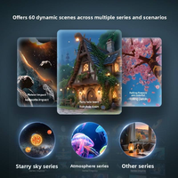 Projecteur 3D dynamique HD grande surface, veilleuse astronaute ciel étoilé avec haut-parleur Bluetooth et bruit blanc pour la décoration de chambre