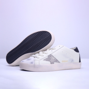 Chaussures de sport respirantes et luxueuses à lacets DSYX Q1208-03, toutes saisons, en cuir véritable souple, imprimé étoile rétro, légères, anti-odeur - Product Image 5