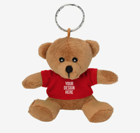 Logo personnalisé Mini Ours en Peluche Porte-clés Cadeau Promotionnel Événement d'Entreprise Jouet Animal en Peluche Doux