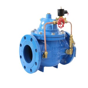 วาล์วควบคุมไฟฟ้า 600X DN100 ขนาด 4 นิ้ว แบบควบคุมด้วยน้ำ สำหรับระบบประปาและระบบป้องกันอัคคีภัย - Product Image 1