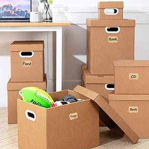 Étiquettes autocollantes Kraft vierges et inscriptibles, autocollants polyvalents pour bouteilles, pots, stockage des aliments, emballage de cadeaux faits à la main, décoration, 200 pièces - Product Image 3