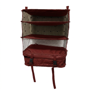 Grande trousse de rangement cosmétique en maille avec fermeture éclair, multifonctionnelle pour les voyages et l'usage quotidien - Product Image 4