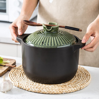 Pot en céramique commercial japonais résistant à la chaleur, casseroles antiques, marmite de soupe, poterie électrique domestique, marmite à ragoût spécial
