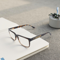 Montures de lunettes en acétate de rectangle classique pour hommes de nouvelle conception Lunettes Monture de lunettes de sport en acétate de haute qualité Lentilles personnalisées