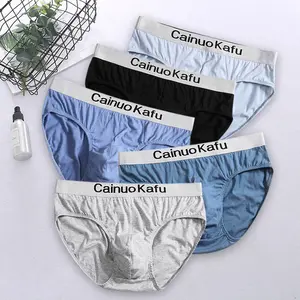 Designer personalizzato proprio logo all'ingrosso mutandine di cotone slip boxer corti biancheria intima sexy per uomo