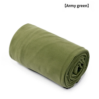 Fleece slaapzak in envelopstijl, aanpasbaar, voor volwassenen, vuilafstotend, warm, ultralicht, draagbaar, voor binnen/buiten gebruik, nap, polyester