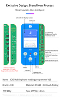 Programmeur JC V1SE pour capteur de lumière, True Tone, luminosité, empreinte digitale, batterie, lecture, écriture, réparation pour 7 8 Plus X XS 11Pro Max