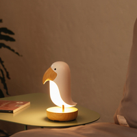 Lampe led tactile avec haut-parleur, rechargeable, intensité d'éclairage réglable, idéal pour une table de chevet