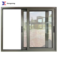 Ventana Corredera de Aluminio de Perfil Delgado y Marco Estrecho, Estilo Moderno y Minimalista, con Gran Vista para Exteriores de Apartamentos de Lujo