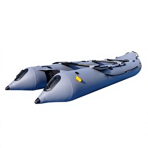 Kayak Inflable de Pesca de 14 Pies, PVC, con Plataforma de Aire en el Eje Trasero, Plegable, para Lago y Río - Product Image 4