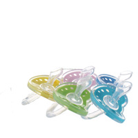 Sucette complète en silicone sucette de sommeil en silicone liquide bicolore jouer bouche bébé sucette