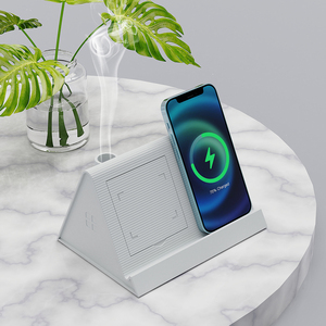 Estación de teléfono móvil universal, Cargador rápido inalámbrico de 15w con difusor de aroma para iphone y android, producto nuevo de <span class=keywords><strong>2022</strong></span> - Product Image 1
