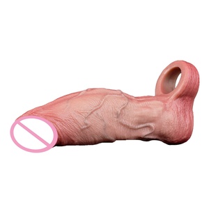 OS-ADL5034 Simulation Penis Male Enlarge Sleeve Huge Realistic <b>Dildo</b> Sex Toy Customized Factory Price Couple Toys Wholesale - Product Image 4