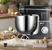 Robot pâtissier multifonction standard européen, batteur pour fouetter la crème et pétrir la pâte, capacité 8L