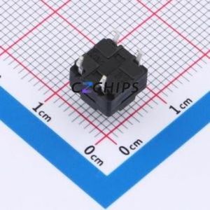 TSW08111-090B331BA Tactile Switch Through hole Component (THT)-4P,8x8mm Switch Single Pole Single Throw Round Button 1.8N 8mm - Product Image 2