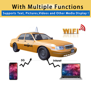 4G Wifi Led Display Voor Auto Waterdicht Reclamebord Beugel Taxi Top 1080P Hdr Ondersteund Digitale Bewegwijzering - Product Image 5