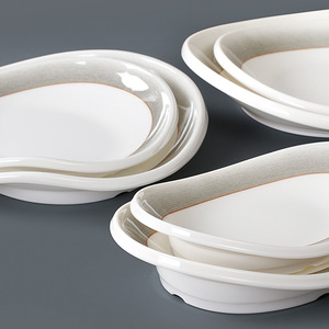 Xiangyuanmei tableware <b>melamine</b> <b>plates</b>, commercial imitation porcelain snack <b>plates</b>, restaurant and hotel cold dish <b>plates</b>, - Product Image 4