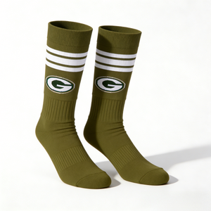 Chaussettes antidérapantes pour le rugby, équipement d'entraînement d'équipe, couleurs d'équipe personnalisées, poignées en silicone, résistantes à l'usure, anti-ampoules - Product Image 1