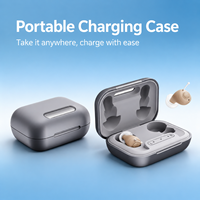 Aides auditives numériques invisibles rechargeables, fonctionnement simple, double mode pour les seniors, amplificateur sonore, fabrication OEM ODM