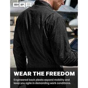 ชุดคลุมทำงาน Tesla Gears สำหรับผู้ชาย แบบ Tactical Ripstop น้ำหนักเบา ทนทาน เหมาะสำหรับช่างยนต์และช่างเทคนิค - Product Image 6