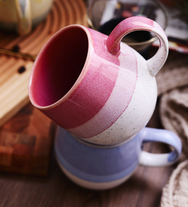 Factory Direct China American Retro Office 200ml Handmade Hand Painted Stoneware <b>Ceramic</b> <b>Mug</b> Food Safe Reusable Business Gifts - Product Image 6