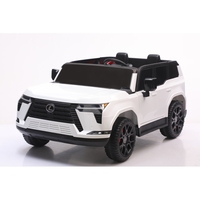 Voiture électrique télécommandée pour enfants Lexus GX550 homologuée, 2 places, pour l'extérieur, alimentée par batterie, de 2 à 8 ans
