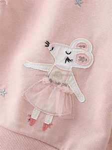 <span class=keywords><strong>Felpa</strong></span> Pullover ragazze <span class=keywords><strong>senza</strong></span> <span class=keywords><strong>cappuccio</strong></span> grazioso cartone animato autunno girocollo maniche lunghe per bambini ragazze top - Product Image 4