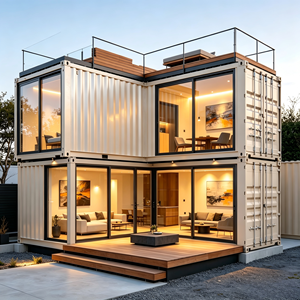 Appartement modulaire de luxe en conteneur de 20 pieds/40 pieds, maison préfabriquée de luxe clé en main prête à vivre - Product Image 1
