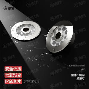 Lámpara LED para Piscina, Luz para Estanque de Peces, Foco de Bajo Voltaje, Lámpara de Paisaje, Luz de Primavera con Degradado de Colores - Product Image 1