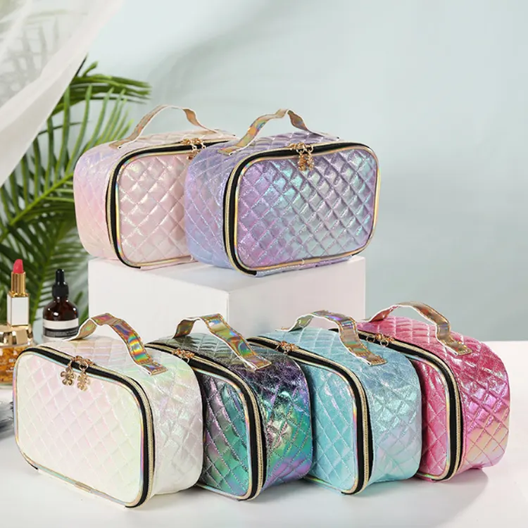 Transparent PVC Women Clear Makeup Bags Beauty Case Make Up Organizer Storage Bath Toiletry Waterproof Cosmetic Pouch Wash Bag