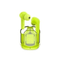 Coloré étanche vente chaude transparent sport basse jeu sans fil écouteurs intra-auriculaires max bluetooth filaire musique écouteurs