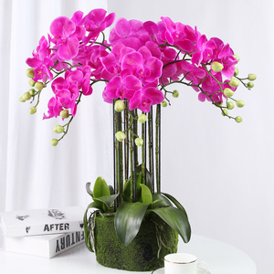 AYOYO OEM Flor Artificial de 9 Cabezas con Aspecto Natural de Phalaenopsis - Product Image 2